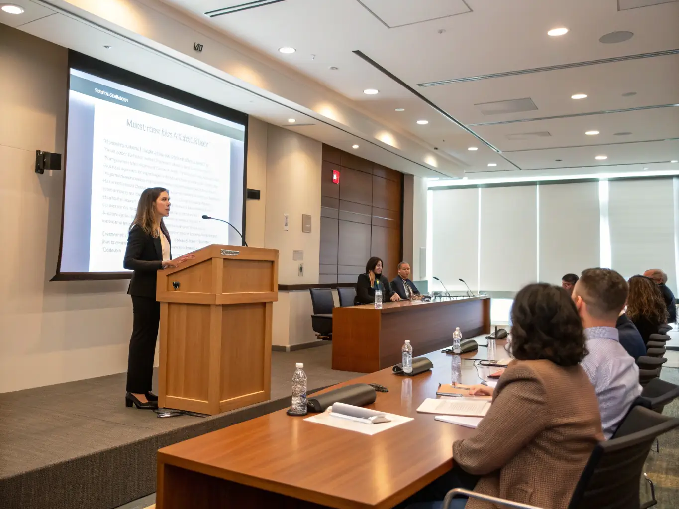 A dynamic image of a professional conference in full swing at 118 BIS ASTRONEF, featuring keynote speakers, panel discussions, and networking opportunities for industry professionals.